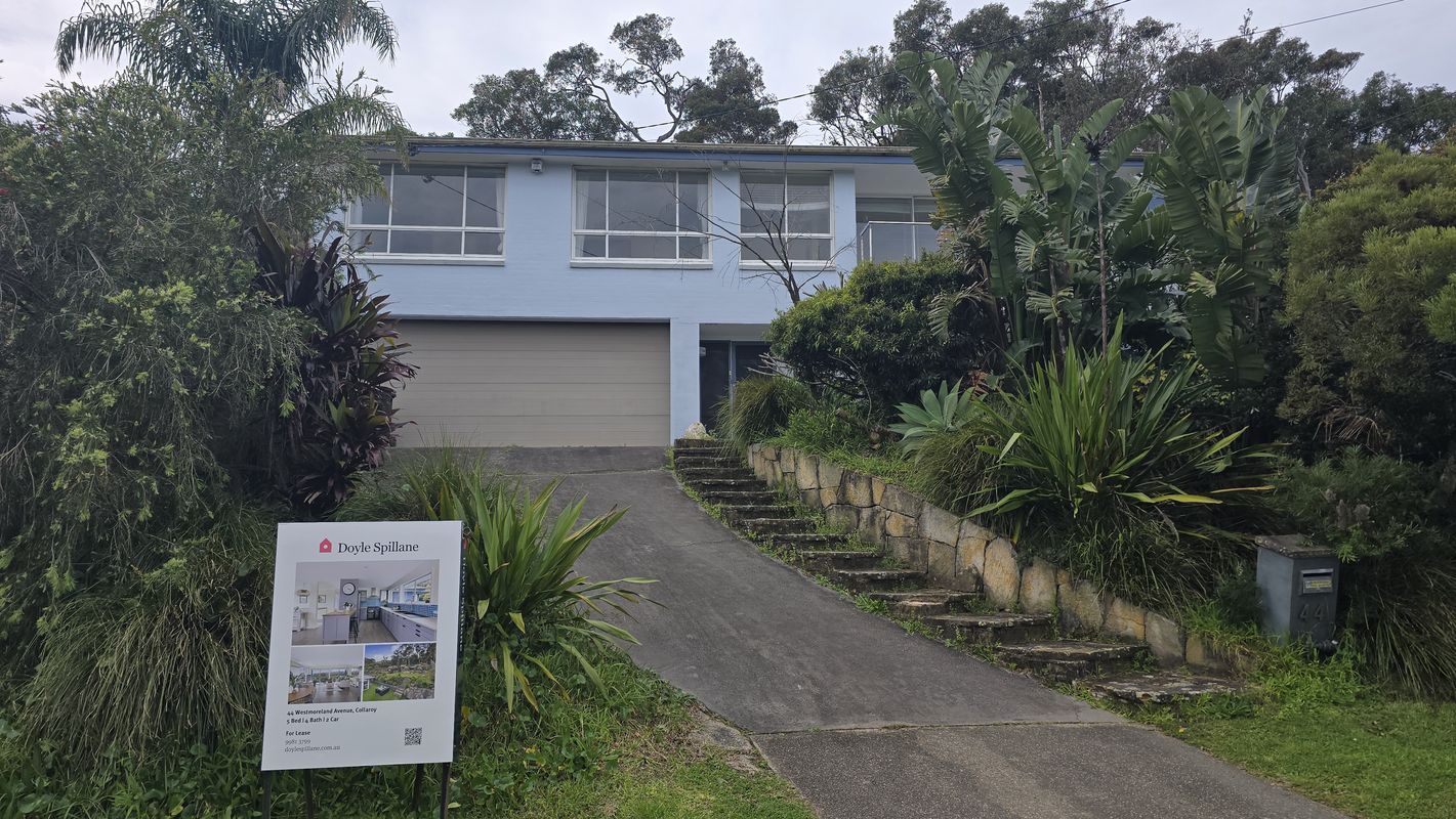 Pittwater Road to Westmoreland Avenue