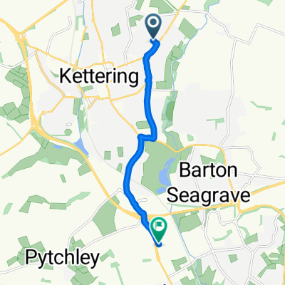 Summer Crescent, Kettering to Pytchley, Kettering