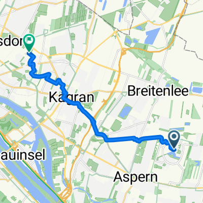 Barbara-Prammer-Allee, Wien nach Floridsdorf, Wien