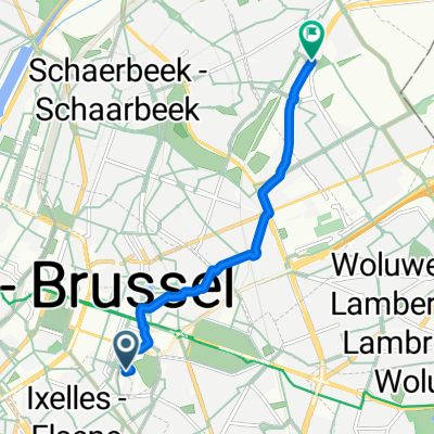 Wiertzstraat, Elsene/Ixelles naar Leopold III-laan, Evere