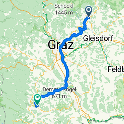 Von Weiz bis Sankt Peter im Sulmtal