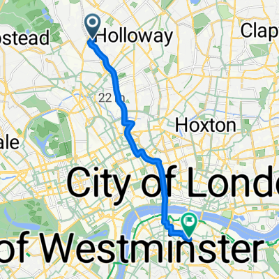 22 Southcote Road, London to 180 Brandon House, Borough High Street, London