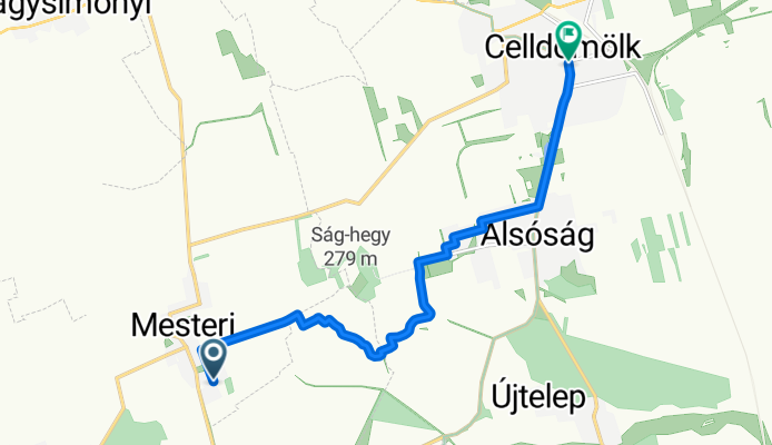 Hőforrás utca - Kossuth Lajos utca