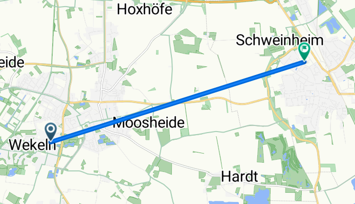 Plutoweg nach Rudolf-Diesel-Straße