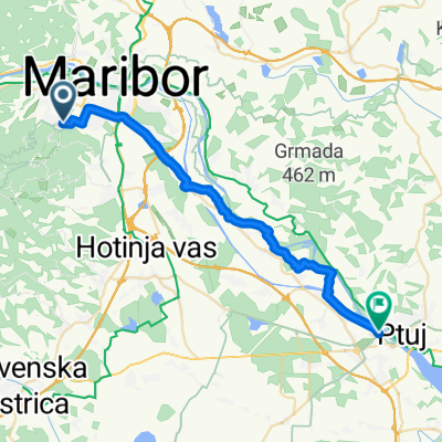 Pohorska ulica, Maribor to Pot v Toplice, Ptuj