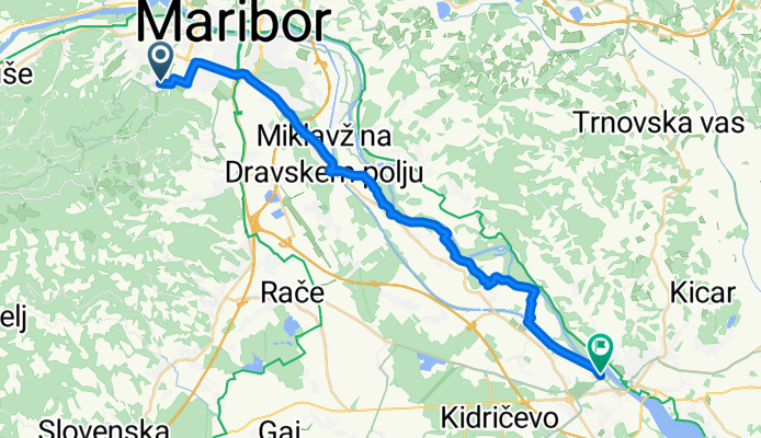 Pohorska ulica, Maribor to Pot v Toplice, Ptuj