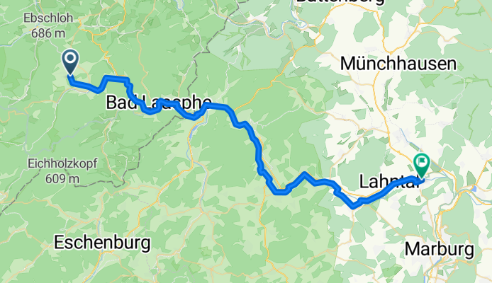 Von Bad Laasphe bis Lahntal