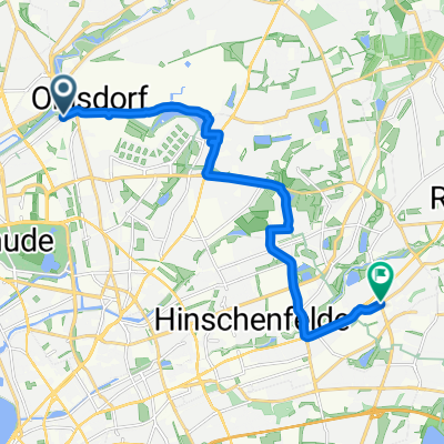 Alsterdorfer Straße, Hamburg nach Tonndorfer Hauptstraße, Hamburg