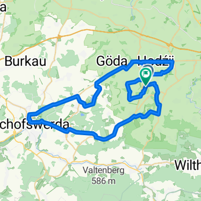 Route nach Kleinseitschener Straße