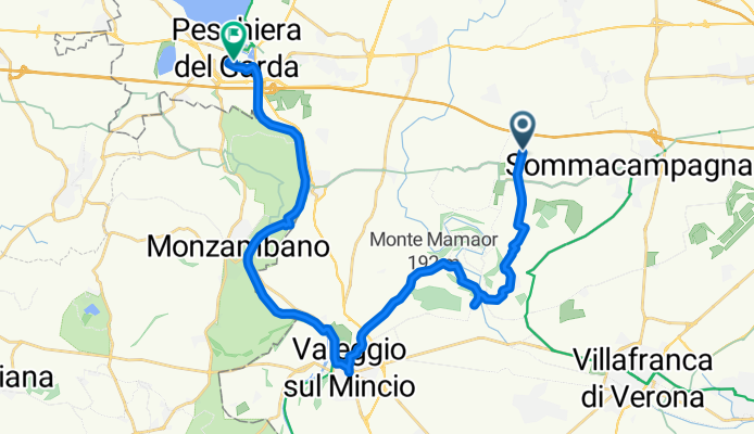 Via Borghe, Sona nach Via Campo Sportivo, Peschiera del Garda