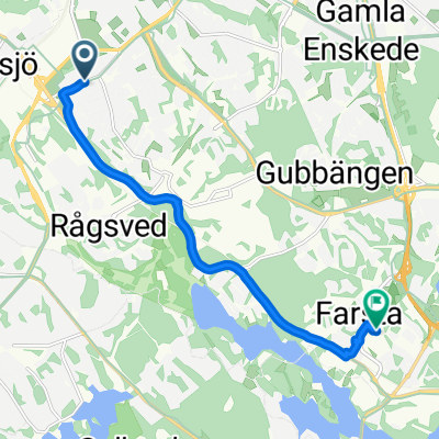 Listavägen, Älvsjö to Munkforsplan, Farsta