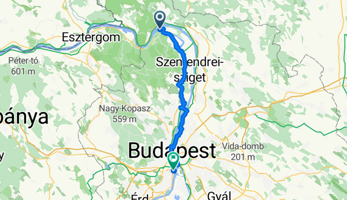 Kisoroszi to Szerenád utca, Budapest