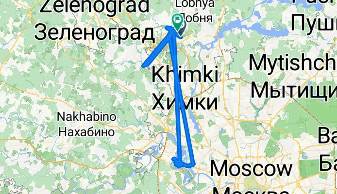 Шереметьево, Химки до Шереметьево, Химки