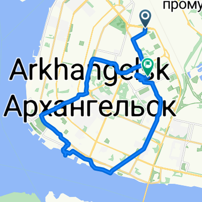 улица Гагарина, Архангельск до Тимме улица, Архангельск