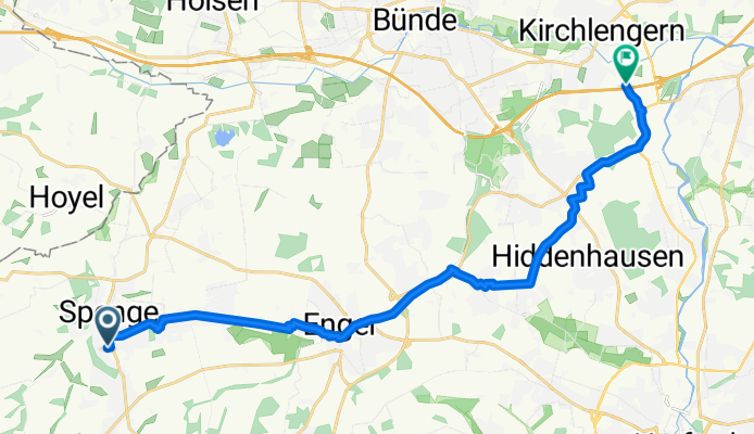 Tannenweg nach Elsestraße