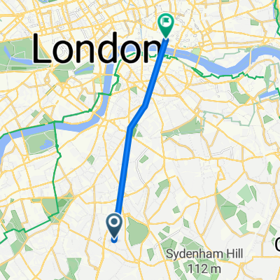 Route in London