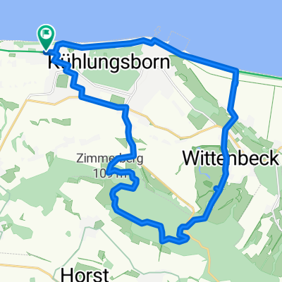 Waldstraße, Kühlungsborn nach Waldstraße, Kühlungsborn