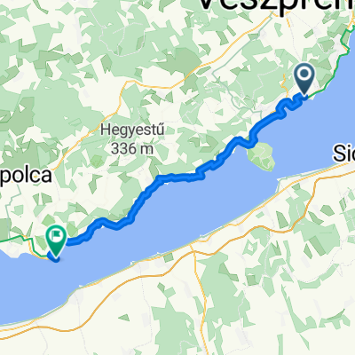 Útvonal innen: Vörösparti sor