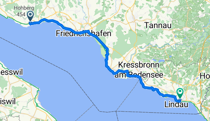 Von Friedrichshafen bis Lindau (Bodensee)