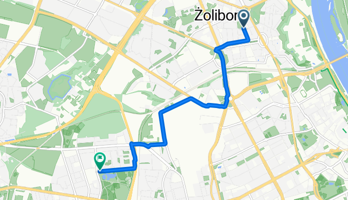 Żoliborz, Warszawa do Deotymy, Warszawa