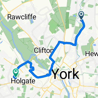 Meadowfields Drive, York to Burnsall Drive, York