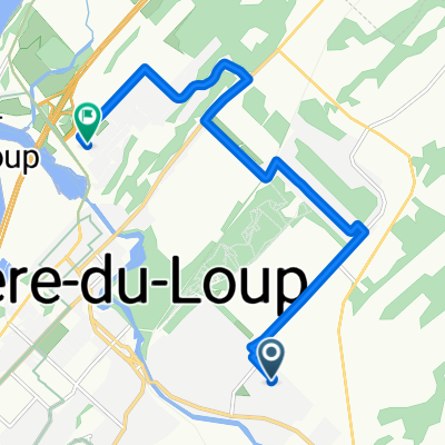 Rue Thomas-Jones, Rivière-du-Loup à Rue Léveillé, Rivière-du-Loup