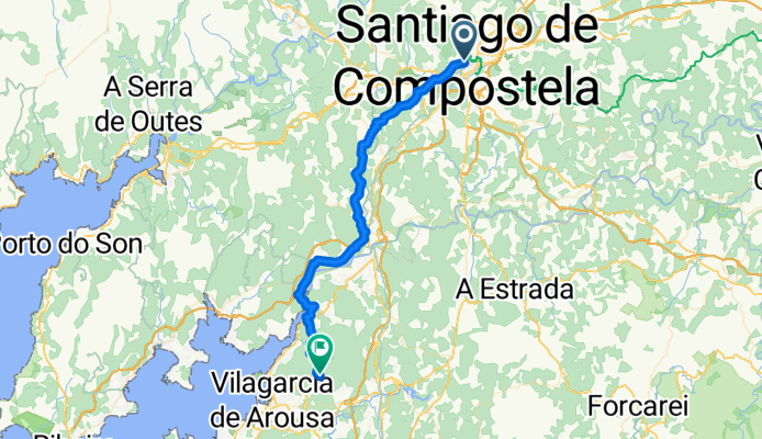 Santiago de Compostela - Vilagarcía de Arousa