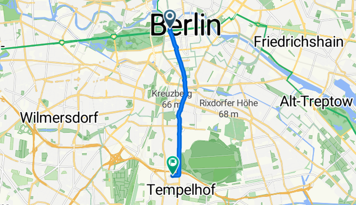 Wilhelmstraße, Berlin nach Ringbahnstraße, Berlin