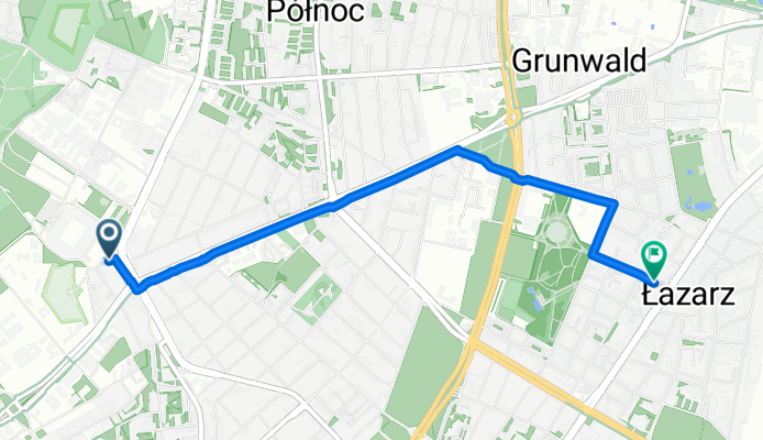 Rumuńska, Poznań do Głogowska, Poznań