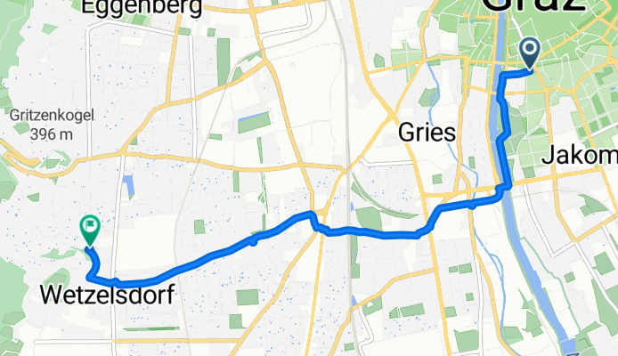 Wielandgasse, Graz nach Josef-Posch-Straße, Graz
