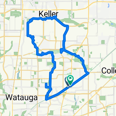 Route in North Richland Hills