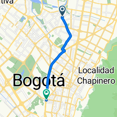 Calle 114a # 56-48 to Avenida Carrera # 49A-76