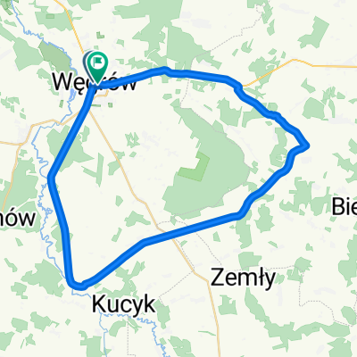 Spokojna i przyjemna trasy. Ładne widoki