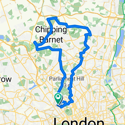 Route in London