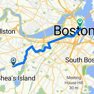 Wellington Terr, Brookline to State St, Boston