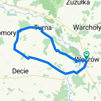 Dosyć szybka, spokojna, mało ruchliwa trasa