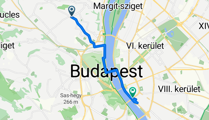 Szpáhi utca, Budapest to Sóház utca, Budapest