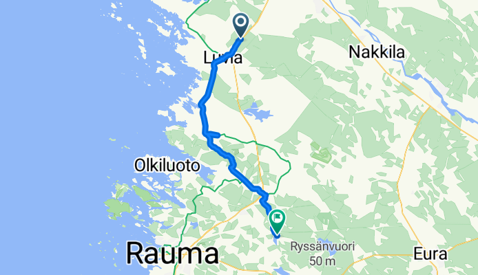 Jussilantie, Luvia nach Lapintie, Eurajoki
