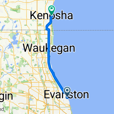 Ride Day 4 - Evanston to Kenosha