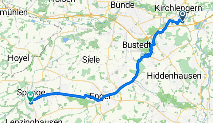 Elsestraße nach Tannenweg