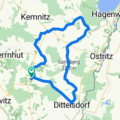 Bergstraße 27B nach Bergstraße 29A