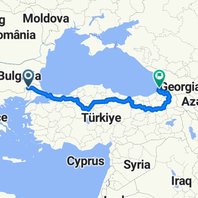 Hükümet Ar., Edirne nach Zurab Gorgiladze Caddesi, Batumi