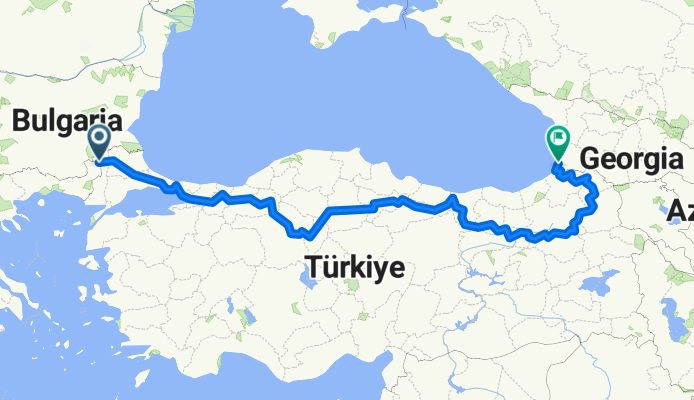 Hükümet Ar., Edirne nach Zurab Gorgiladze Caddesi, Batumi