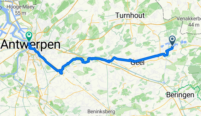 Mol nach Jachthavenweg, Antwerpen