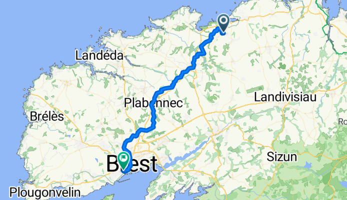 Plounévez-Lochrist - Brest