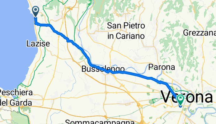 Bardolino nach Verona