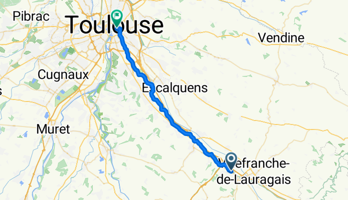 Gardouch nach Rue Labeda