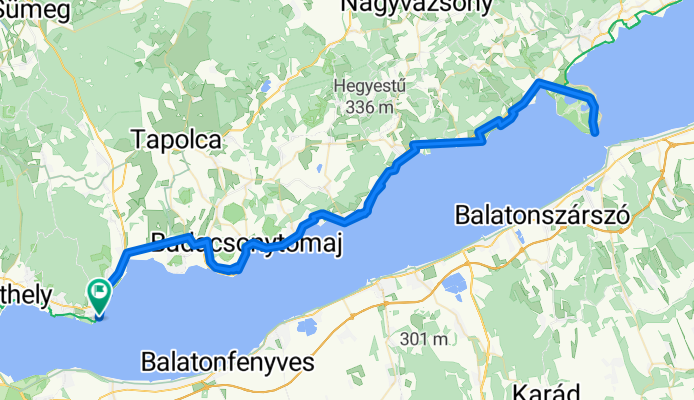 Kossuth Lajos utca, Balatongyörök - Balaton utca, Balatongyörök