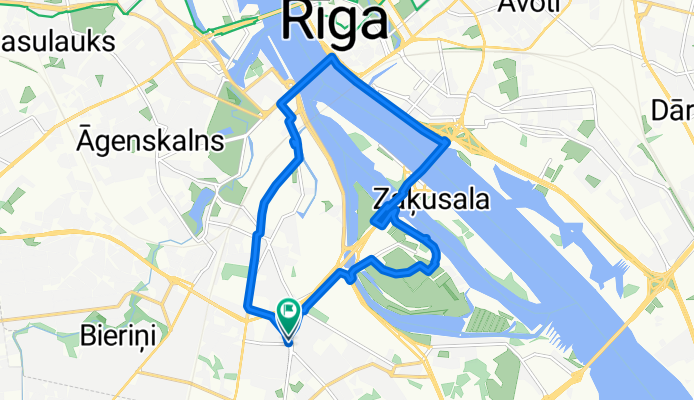 Valdeķu iela, Рига до Valdeķu iela, Рига