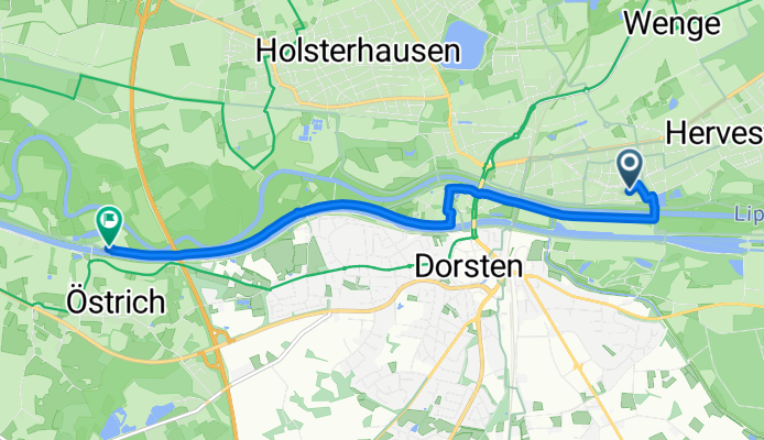 Finkenweg nach Brückenweg